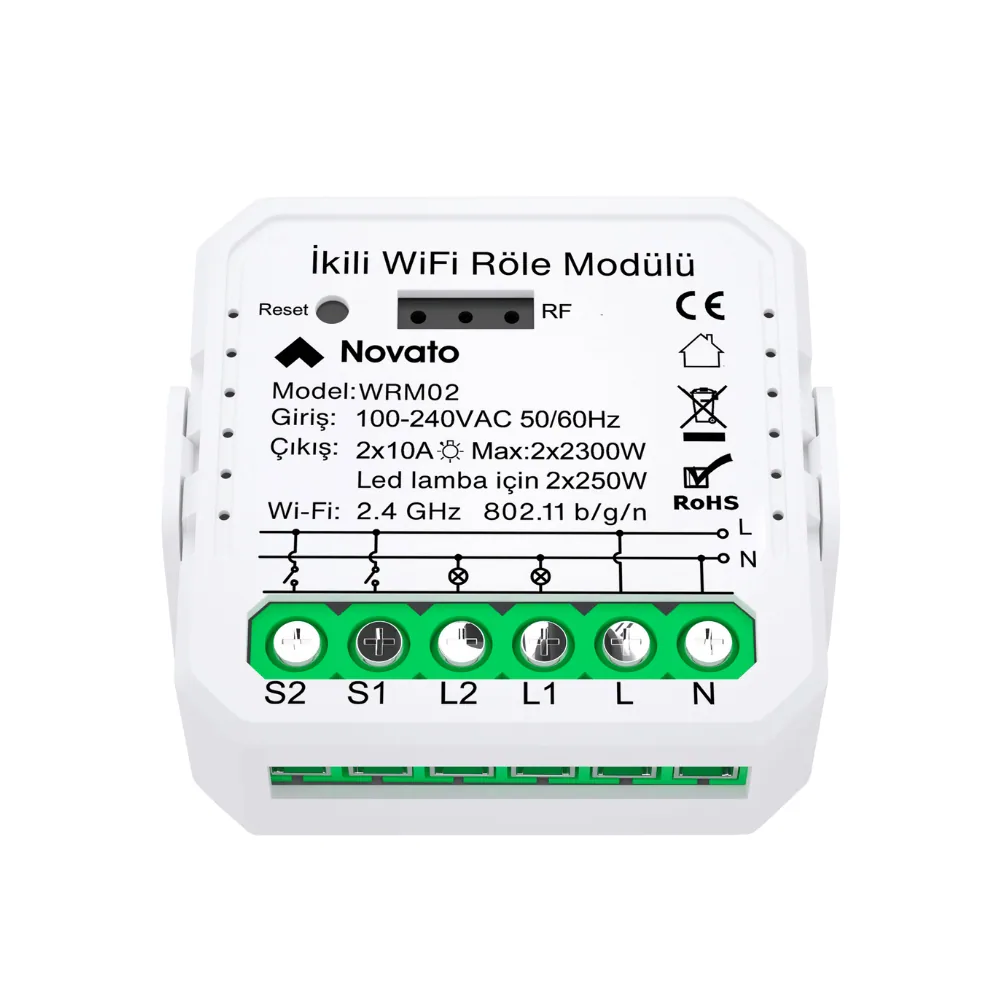 WiFi Çift Çıkışlı Röle — görsel 5