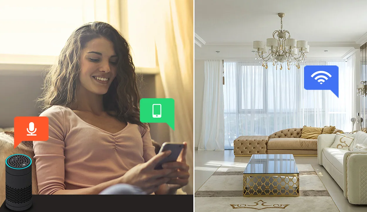 Zigbee Üçlü Dokunmatik Akıllı Duvar Anahtarı