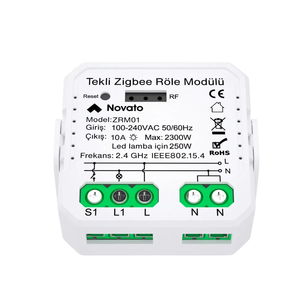 Zigbee Tek Çıkışlı Röle — görsel 7
