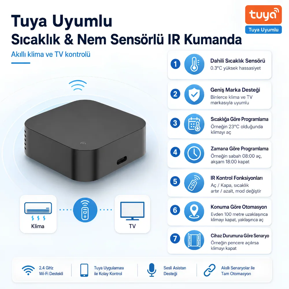WiFi Sensörlü IR Kumanda — görsel 5