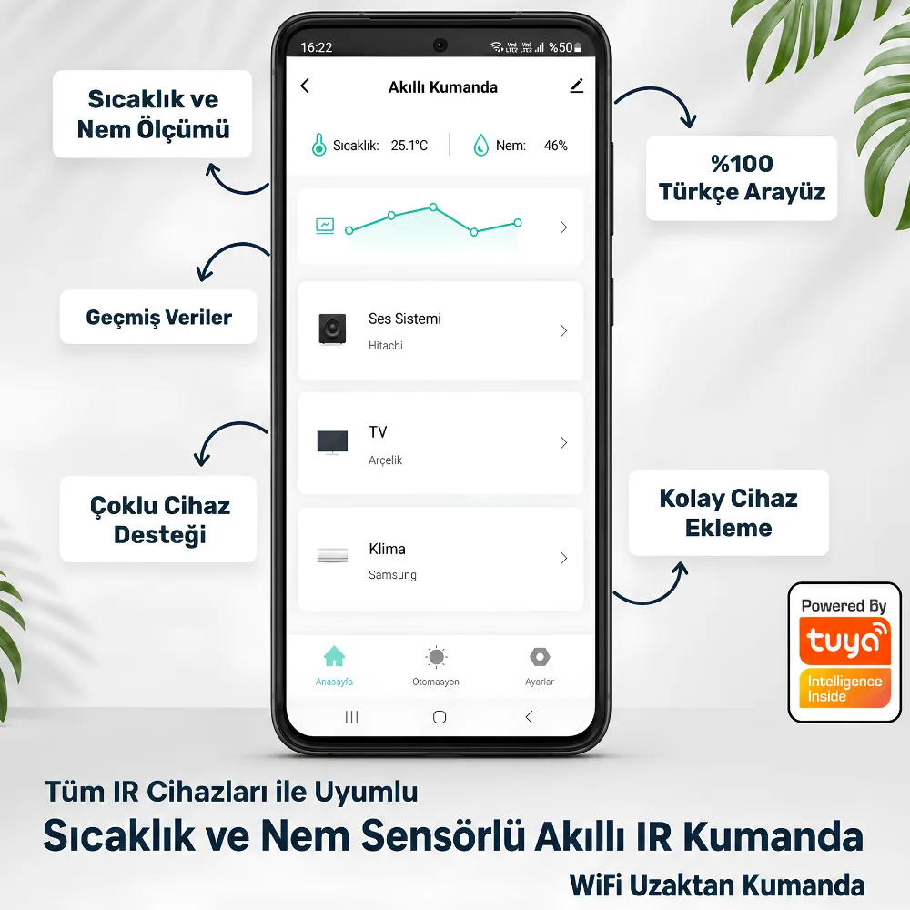 WiFi Sensörlü IR Kumanda — görsel 6