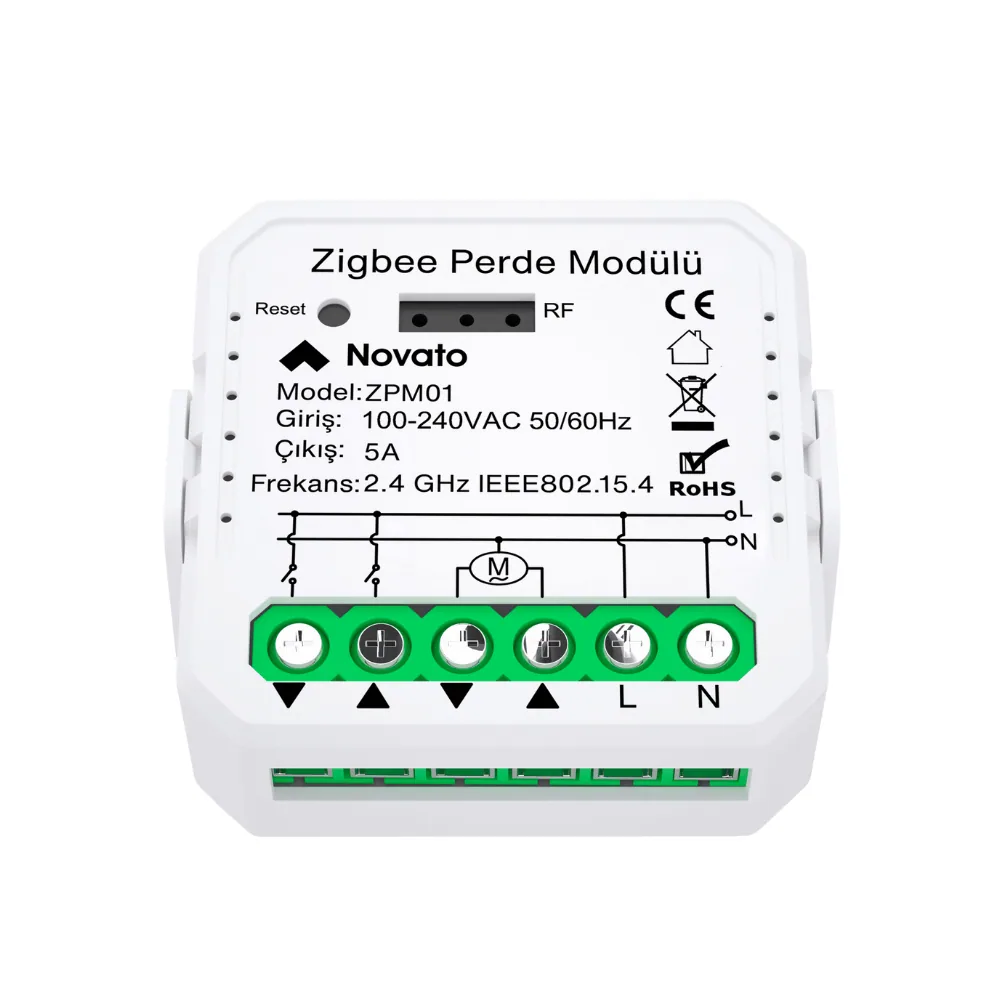 Zigbee Perde Panjur Motor Rölesi — görsel 6