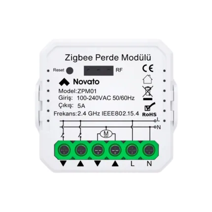 Zigbee Perde Panjur Motor Rölesi