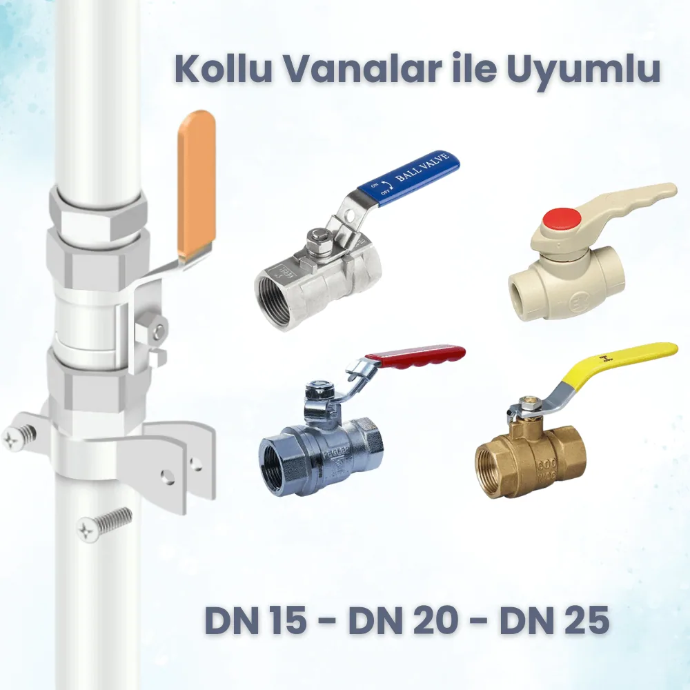 Zigbee Pilli Akıllı Su/Gaz Kollu Vana Kontrolcüsü — görsel 3