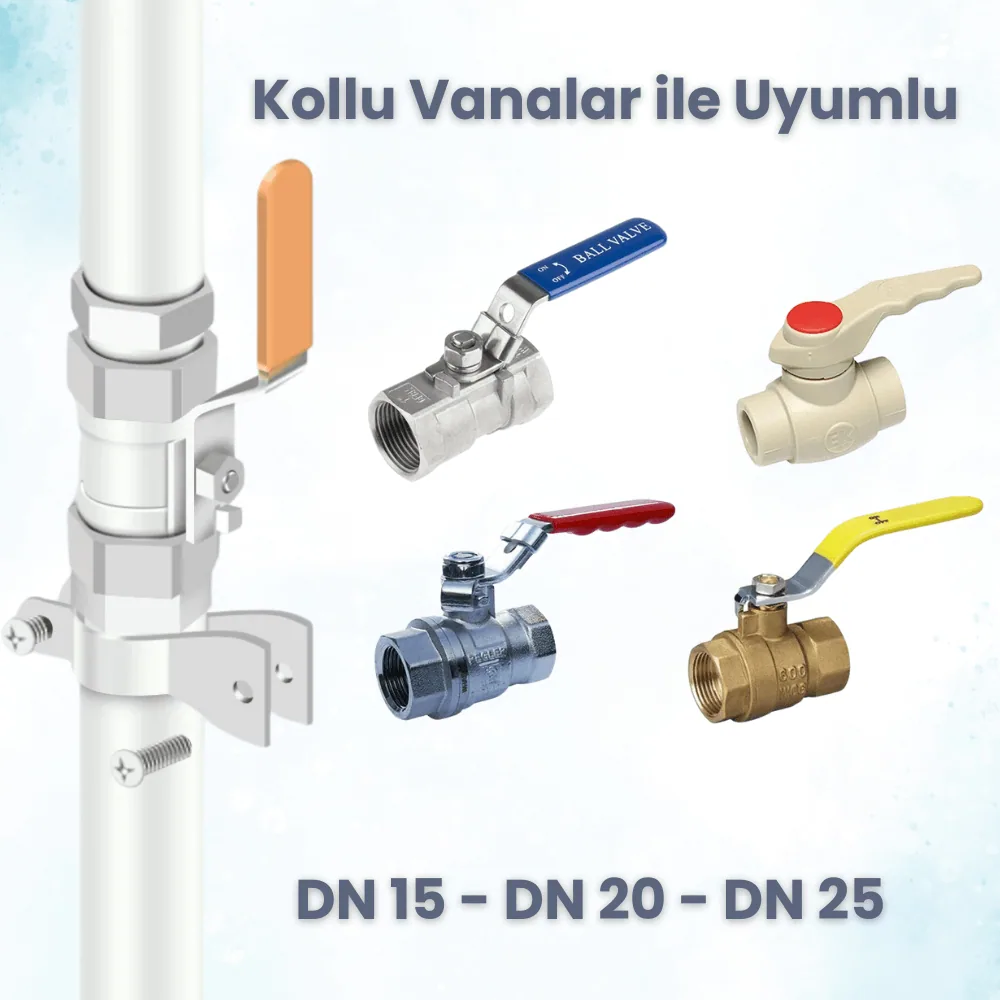 WiFi Akıllı Su/Gaz Kollu Vana Kontrolcüsü — görsel 2