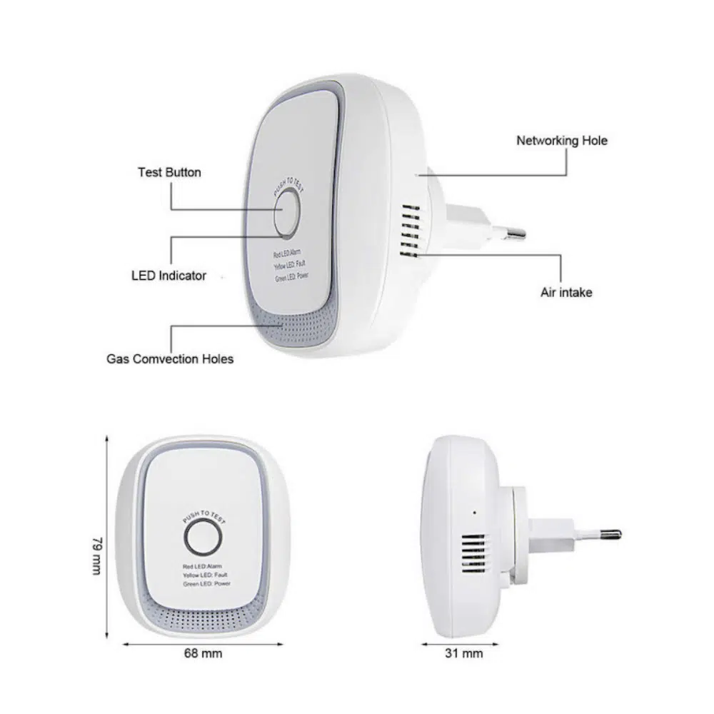 Zigbee Yanıcı Gaz Sensörü — görsel 2