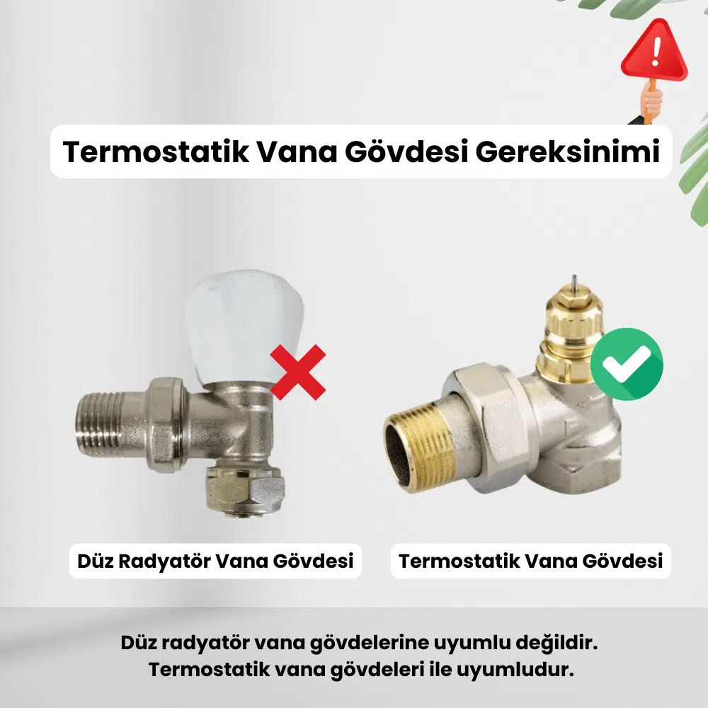 Zigbee Akıllı Termostatik Radyatör Vanası — görsel 7