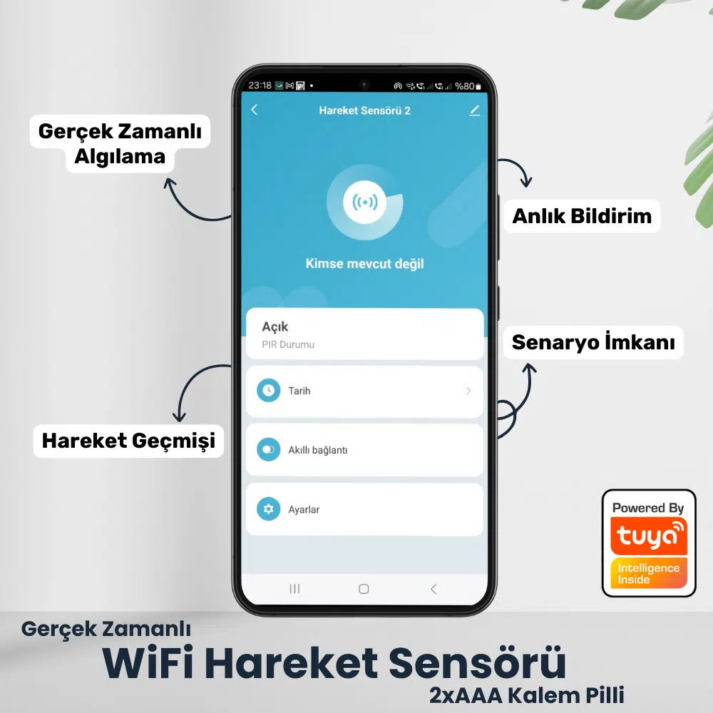 Tuya WiFi Hareket Sensörü — görsel 3