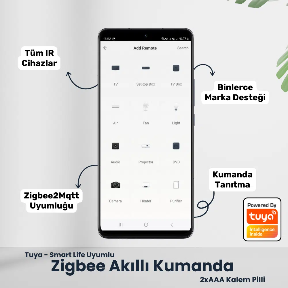 Zigbee Pilli IR Kumanda — görsel 2