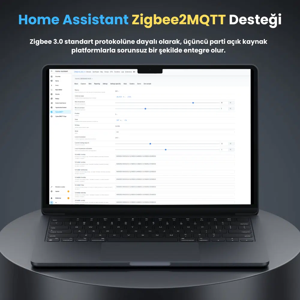 Zigbee Akıllı Termostatik Radyatör Vanası — görsel 6