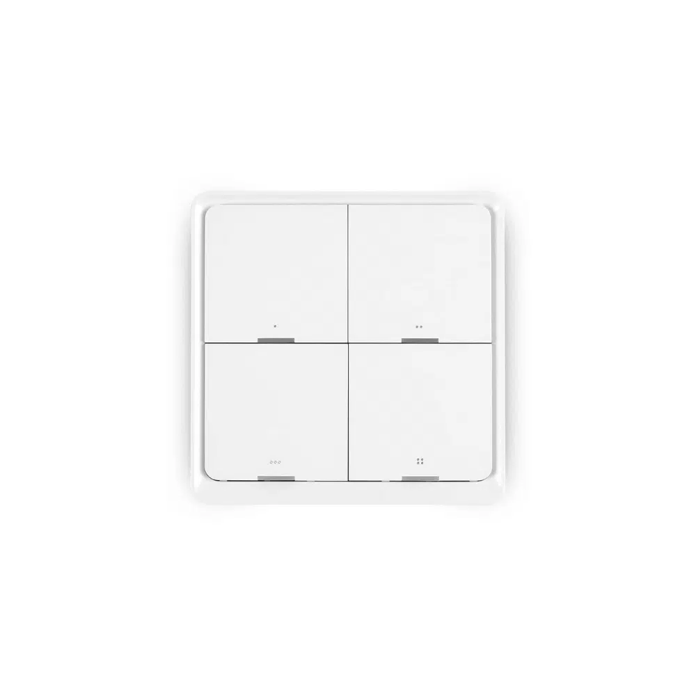 tuya-zigbee-senaryo-dugmesi Zigbee Dörtlü Senaryo Düğmesi