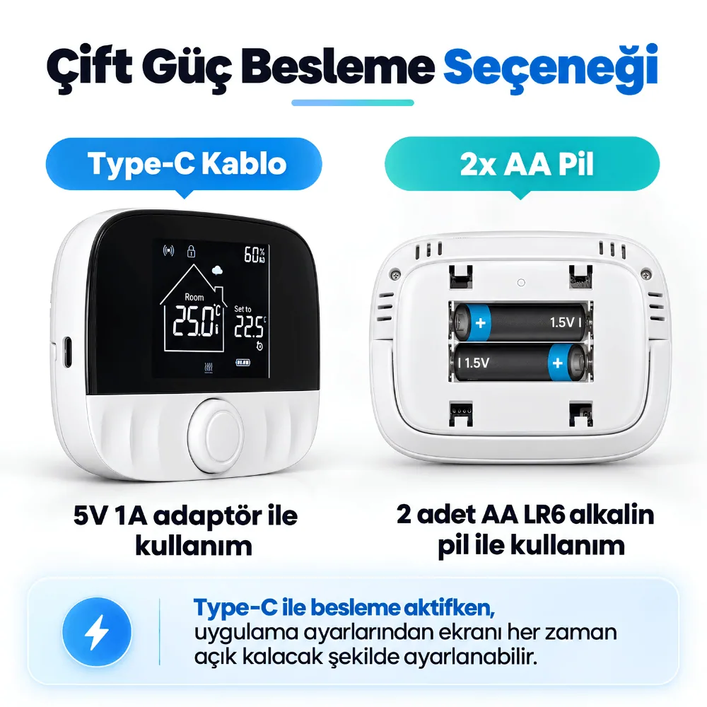 pilli wifi oda termostati