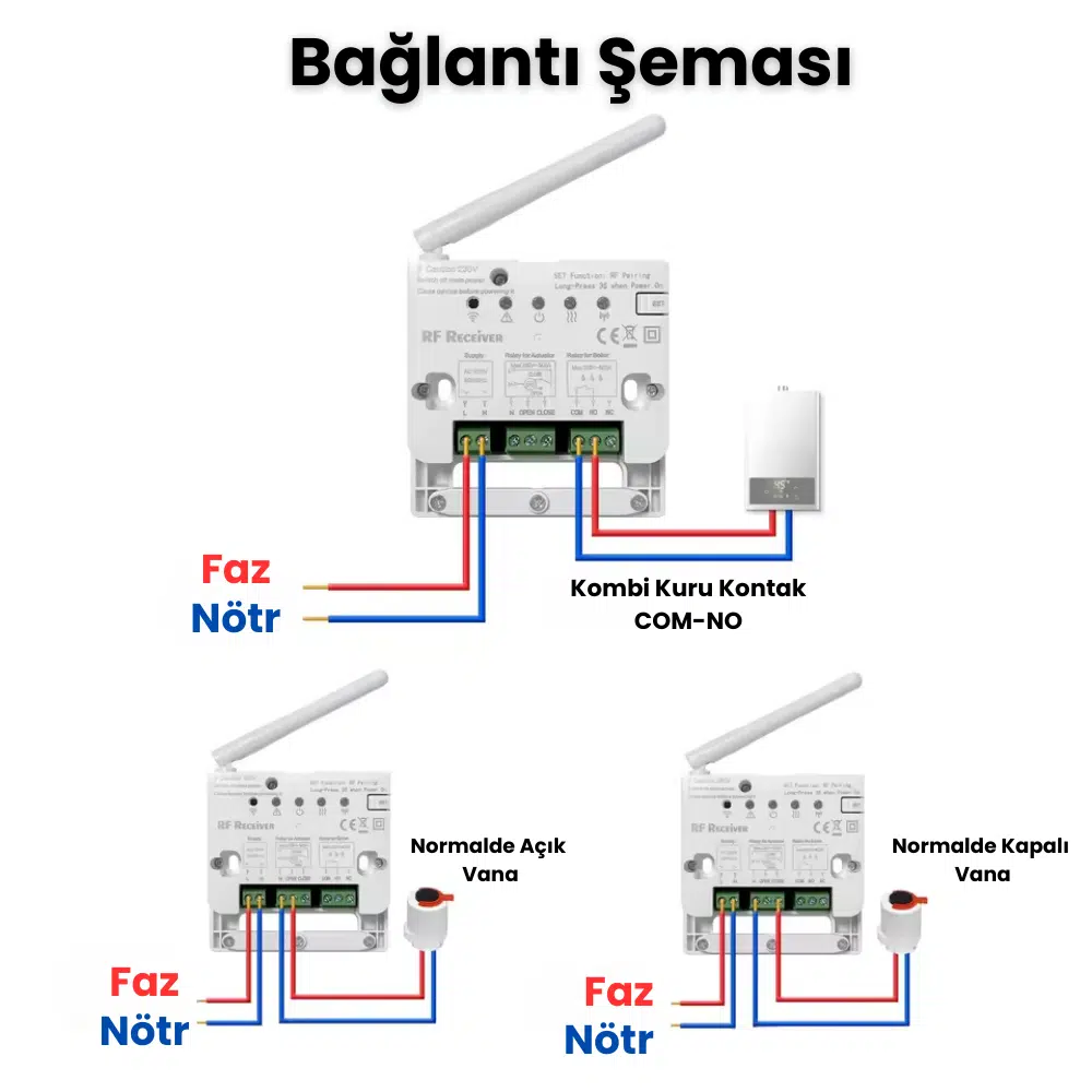 WiFi Kablosuz Yerden Isıtma ve Kombi Termostatı — görsel 8