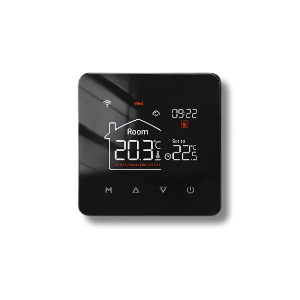 Kablolu LCD Ekranlı WiFi Yerden Isıtma ve Kombi Termostatı