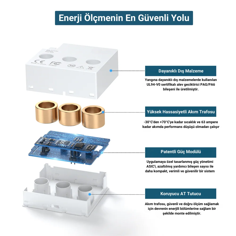 WiFi Akıllı Enerji Ölçer (3 Faz) — görsel 2