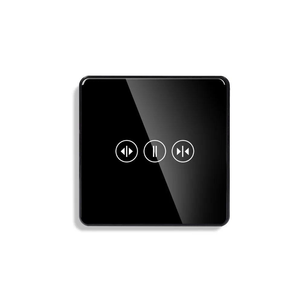 zigbee-perde-anahtari Zigbee Dokunmatik Akıllı Perde Panjur Duvar Anahtarı