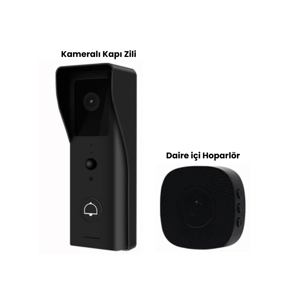WiFi Kameralı Şarjlı Kapı Zili — görsel 3