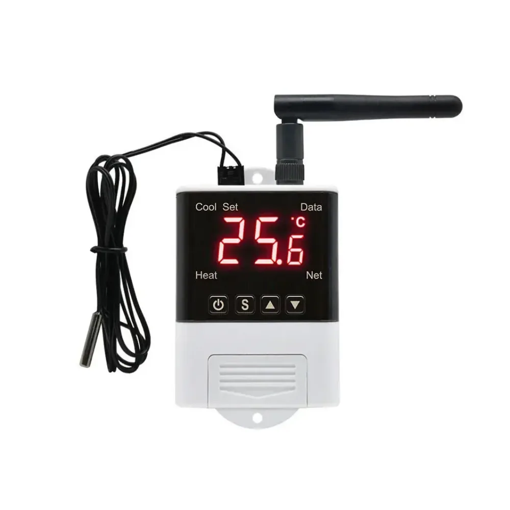 WiFi LCD Ekranlı Harici Sensörlü Termostat — görsel 2