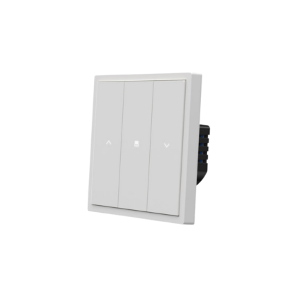 Zigbee Perde Panjur Mekanik Tuşlu Akıllı Duvar Anahtarı - beyaz