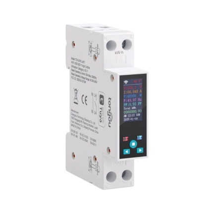 WiFi 50 Amper Ekranlı Enerji Ölçer Akıllı Sigorta