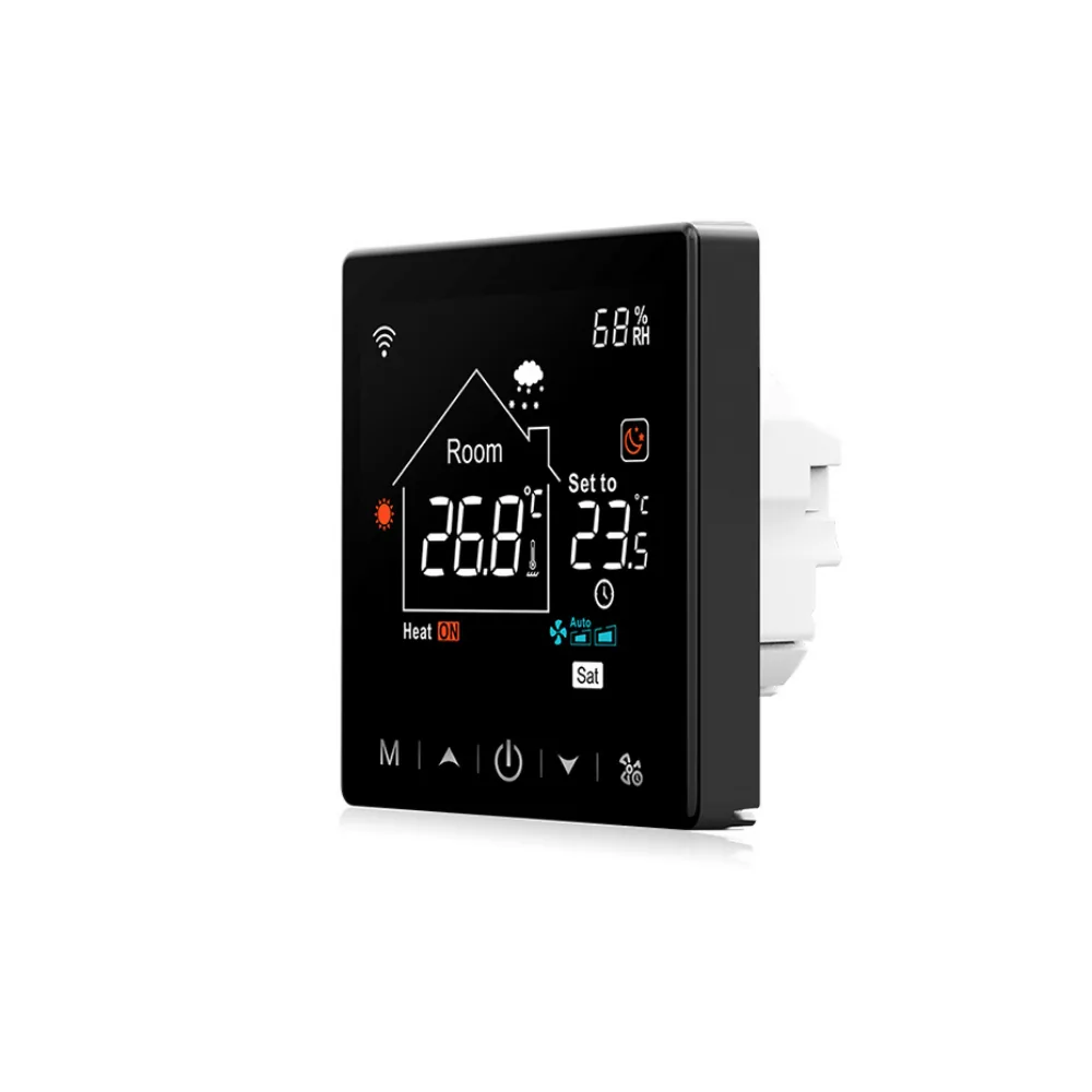 WiFi LCD Ekranlı Fan Coil Termostatı — görsel 2