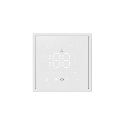 Zigbee Sıva Altı Kablolu Oda Termostatı - beyaz, Alttan Isıtma