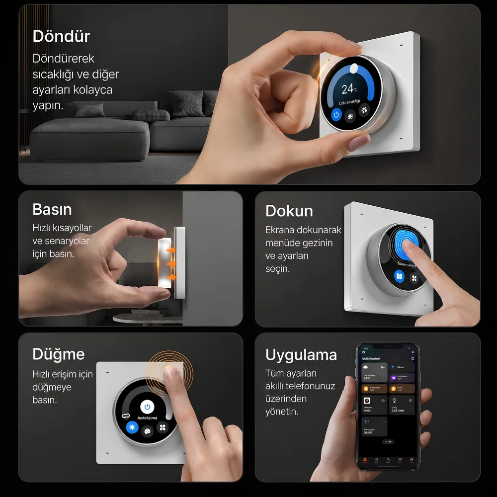 tuya panel doner ekran